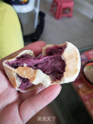 紫薯芝士仙豆糕的做法步骤:4