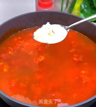 番茄鲈鱼的做法步骤:5