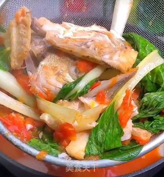 番茄鲈鱼的做法步骤:7
