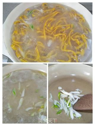 南瓜热汤面的做法步骤:5