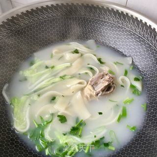 “热汤面”盐水鸭腿牛筋面的做法步骤：17