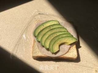 牛油果三明治的做法步骤:8