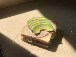 牛油果三明治的做法步骤:9