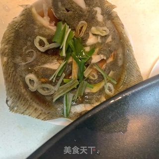 清蒸多宝鱼。的做法步骤：6