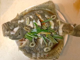 清蒸多宝鱼。的做法步骤：7