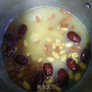 红枣枸杞小米粥的做法步骤:3