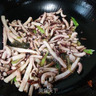干煸鱿鱼的做法步骤:6