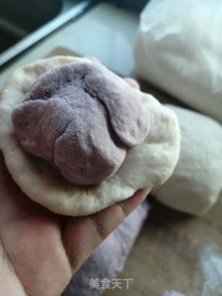 紫薯馒头的做法步骤:10