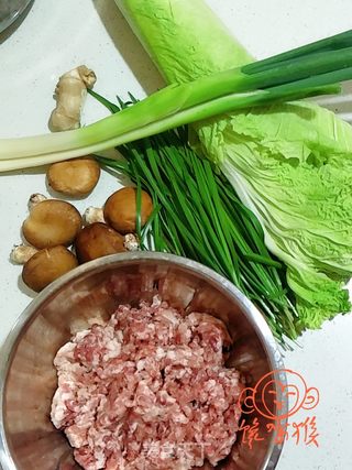 猪肉白菜馅饺子的做法步骤:4