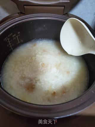 虾米春菜粥的做法步骤:6