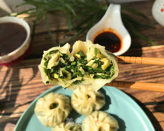 韭菜鸡蛋豆腐皮包的做法步骤:12
