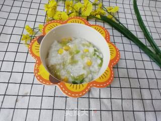 生菜鸡丝粥的做法步骤：9