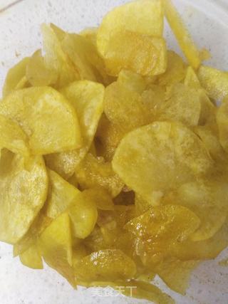 炸薯片的做法步骤：7