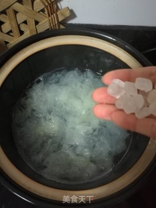 美颜减脂新鲜雲耳梨羹的做法步骤：6