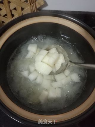 美颜减脂新鲜雲耳梨羹的做法步骤：7