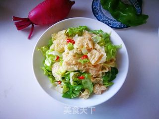 生菜拌黄金豆卷的做法步骤:8