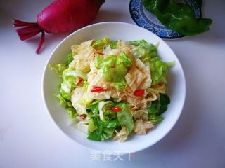 生菜拌黄金豆卷的做法步骤：9