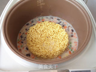 豆浆方便面的做法步骤:8