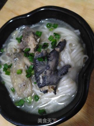 鸡汤面条的做法步骤:4