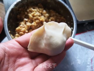 白菜花生水饺的做法步骤：6