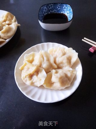 白菜花生水饺的做法步骤:10