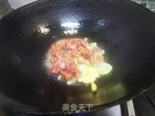 肉丝白菜热汤面的做法步骤：3