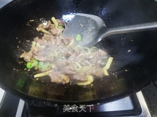 肉丝白菜热汤面的做法步骤：4