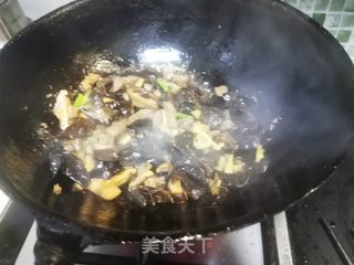 肉丝白菜热汤面的做法步骤：6