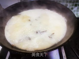 肉丝白菜热汤面的做法步骤：8