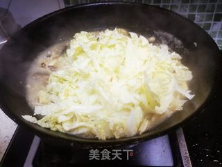 肉丝白菜热汤面的做法步骤：10