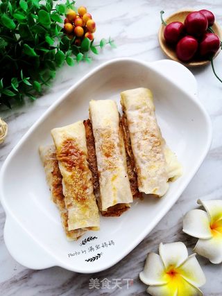 胡萝卜猪肉馅煎卷儿的做法步骤:20