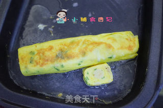12个月以上辅食小黄人厚蛋烧的做法步骤:10
