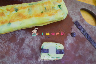 12个月以上辅食小黄人厚蛋烧的做法步骤:11