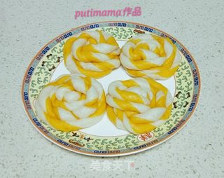 双色花样馒头的做法步骤:16