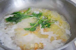 快手早餐热汤面的做法步骤:4