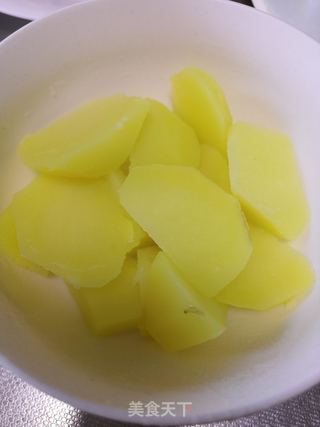 奶香土豆泥的做法步骤:4