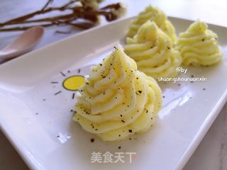 奶香土豆泥的做法步骤:9