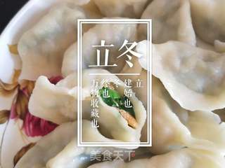 立冬虾皮韭菜水饺的做法步骤：5