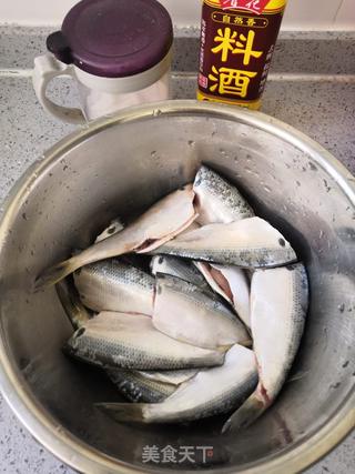 香煎磁鱼的做法步骤:2