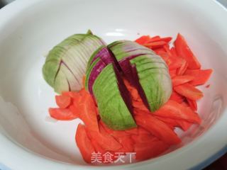 腌萝卜泡菜的做法步骤:3