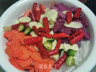 腌萝卜泡菜的做法步骤:9