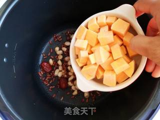 红薯花生米粥的做法步骤:5