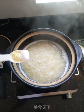 双米虾仁蚝粥的做法步骤:8