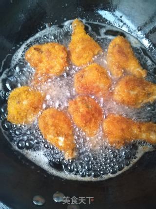 香辣酥炸鸡腿的做法步骤:7