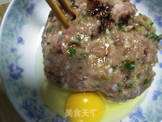 大葱猪肉水饺的做法步骤:4