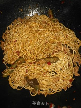 茄子焖面的做法步骤:10