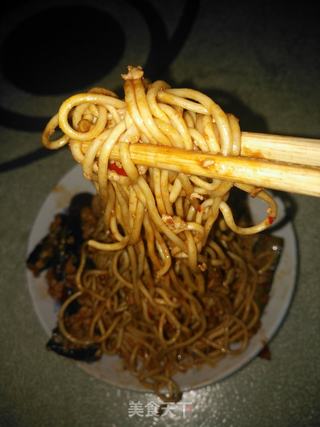 茄子焖面的做法步骤:12