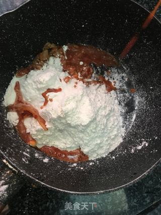 泡菜煎饼的做法步骤：2