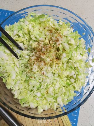 包菜煎饺的做法步骤:6