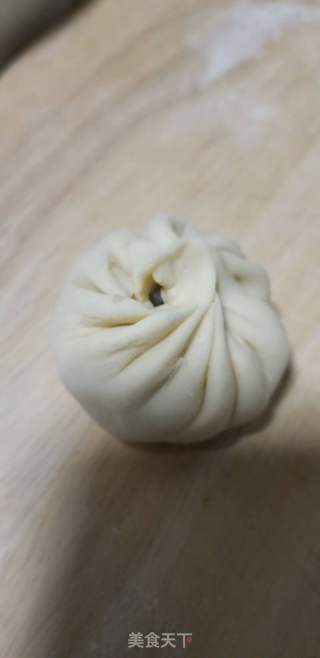 肉末粉丝白菜包的做法步骤:13